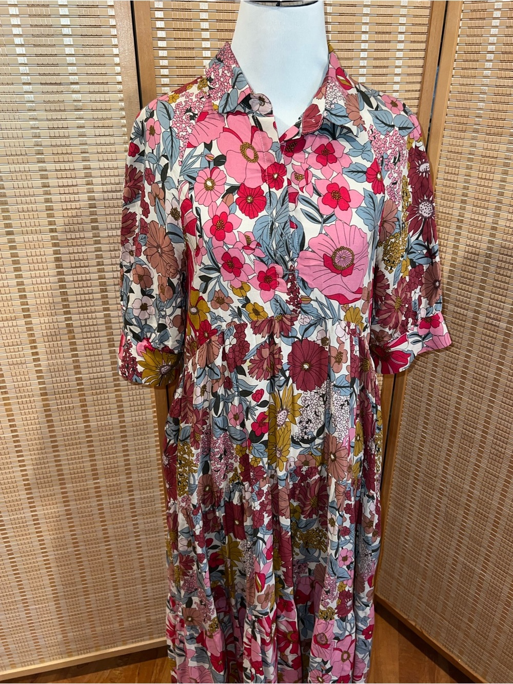 NATURAL LIFE Rebecca Midi Floral Dress - Picture 4 of 8